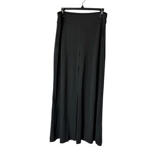 Duette NYC Liberty Wide Leg Black Pants Slit M